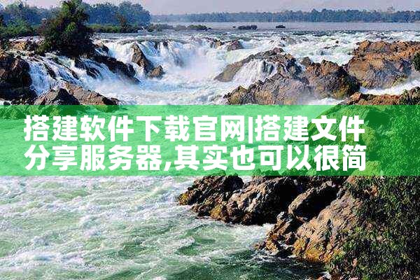 搭建软件下载官网