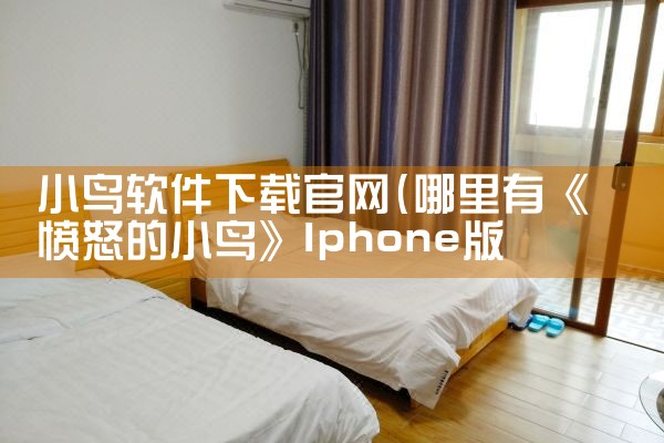 小鸟软件下载官网