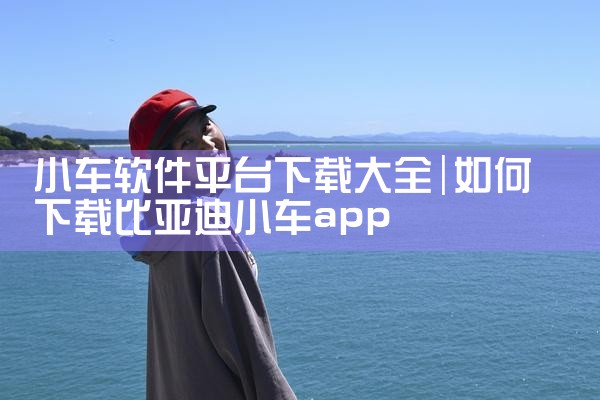 小车软件平台下载大全